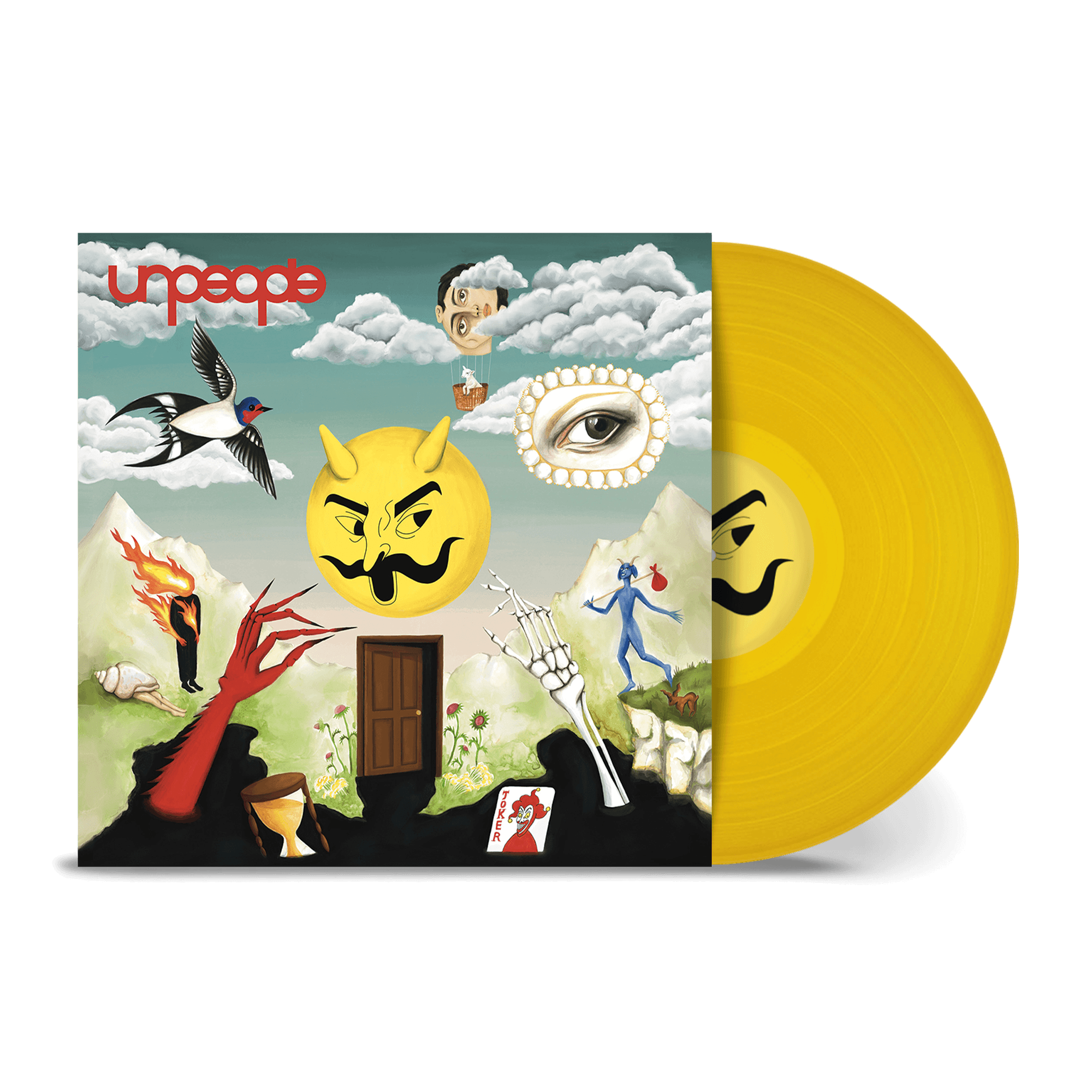 we are unpeople 12" vinyl - space hopper yellow